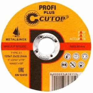 Отрезные круги по металлу CUTOP profi plus